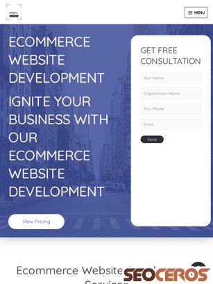 msn-global.com/ecommerce-website-development tablet anteprima