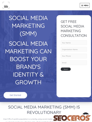 msn-global.com/social-media-marketing tablet preview