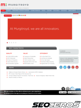 murgitroyd.co.uk tablet náhled obrázku