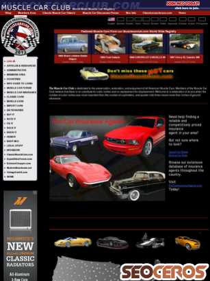 musclecarclub.com tablet preview
