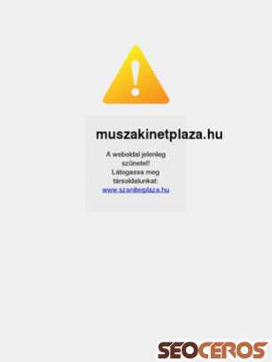 muszakinetplaza.hu tablet előnézeti kép