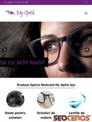 my-optik.ro tablet förhandsvisning