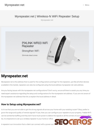 myrepeater-net.net tablet obraz podglądowy