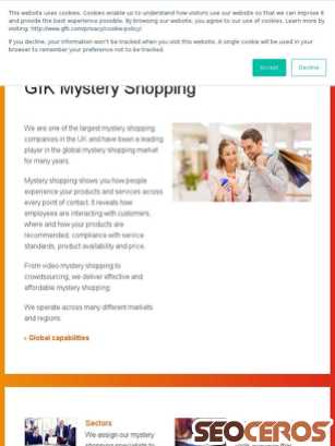 mysteryshopping.gfk.com tablet förhandsvisning