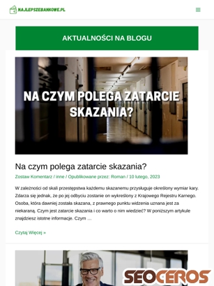 najlepszebankowe.pl tablet előnézeti kép