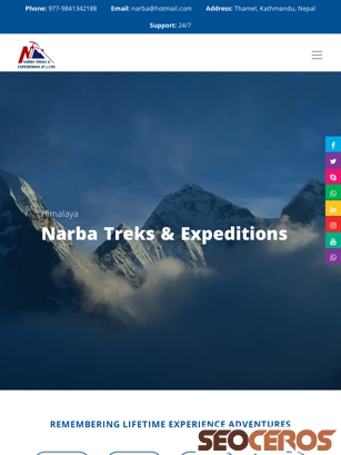 narbatreks.com tablet náhľad obrázku