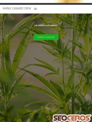 narniacannabiscrew.com tablet förhandsvisning