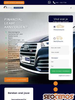 nationaleautolease.nl tablet förhandsvisning