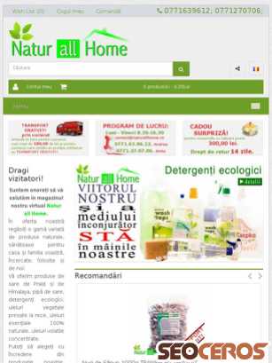 naturallhome.ro tablet preview