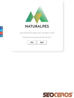 naturalpes.ch/eshop tablet előnézeti kép