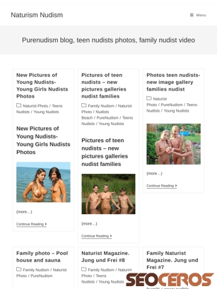 naturism-nudism.org tablet náhled obrázku