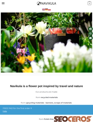 navikula.com tablet preview