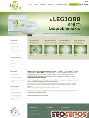 neoplant.org tablet Vorschau