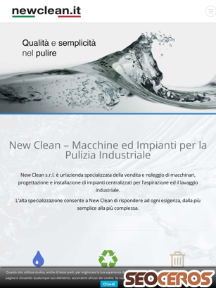 newclean.it tablet anteprima