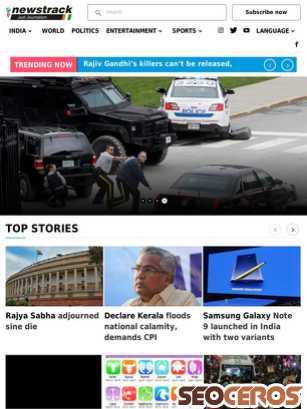 newstrack.com tablet náhled obrázku