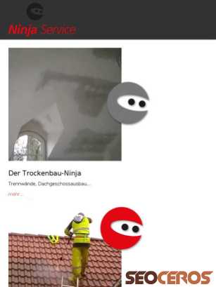 ninja-service.de tablet náhľad obrázku
