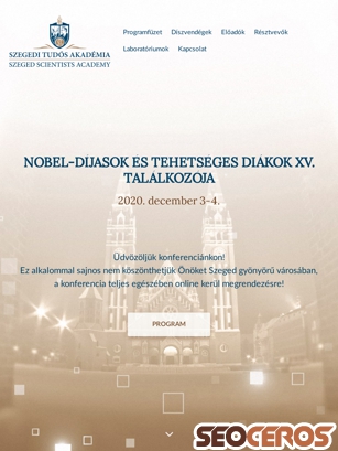 nobel-szeged.hu/konferencia tablet vista previa