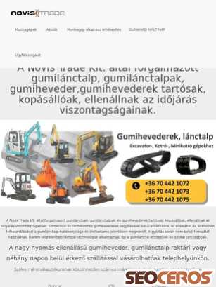 novistrade.hu/gumilanctalp-gumiheveder-munkagepekhez tablet prikaz slike