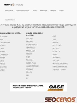 novistrade.hu/palyazhato-termekek tablet előnézeti kép