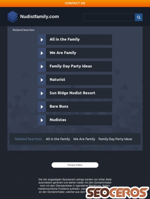 nudistfamily.com tablet preview