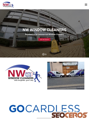 nwwindowcleaners.co.uk tablet preview