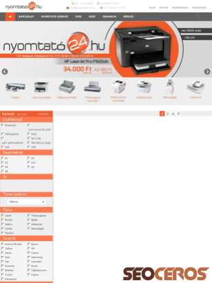 nyomtato24.hu tablet preview