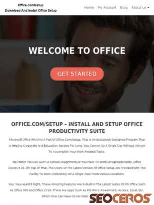 officecomsetupms.com tablet Vista previa