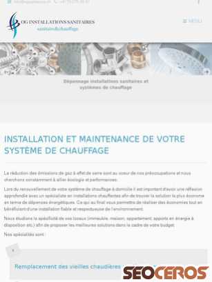 ogsanitaires.ch/chauffage tablet anteprima