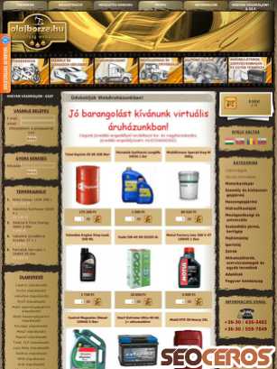 olajborze.hu tablet előnézeti kép
