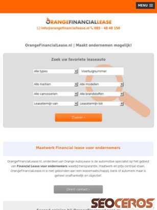 orangefinanciallease.nl tablet náhled obrázku