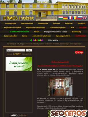 ormosintezet.hu tablet preview
