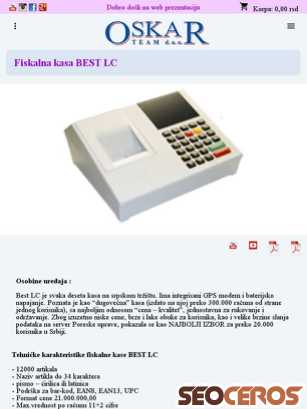 oskarvaga.com/fiskalna-kasa-best-lc tablet előnézeti kép