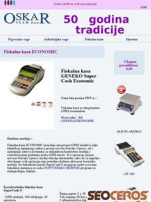 oskarvaga.com/fiskalna-kasa-economic tablet prikaz slike