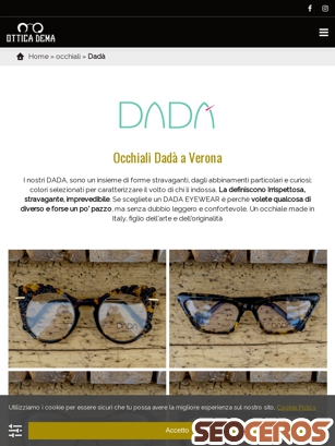 otticadema.it/marchi/dada-occhiali tablet előnézeti kép