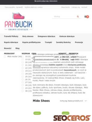 panbucik.com/pl/c/Mido-Shoes/22 tablet 미리보기