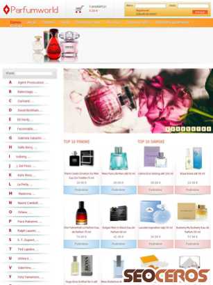 parfumworld.sk tablet előnézeti kép