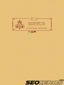 pauleczki-vin.hu tablet Vista previa