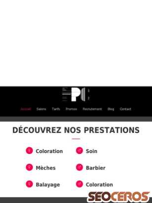 paulperrin-coiffure.fr tablet previzualizare