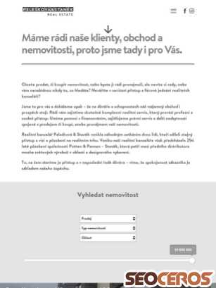 peleskova-stanek.cz tablet preview