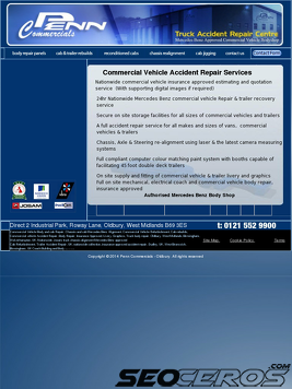 penncommercials.co.uk tablet náhled obrázku