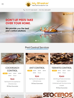 pestcontrolbhopal.in tablet preview