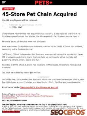 petsplusmag.com/45-store-pet-chain-acquired tablet Vista previa