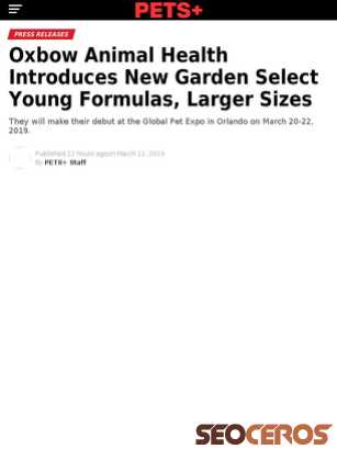 petsplusmag.com/oxbow-animal-health-introduces-new-garden-select-young-formulas-large tablet obraz podglądowy