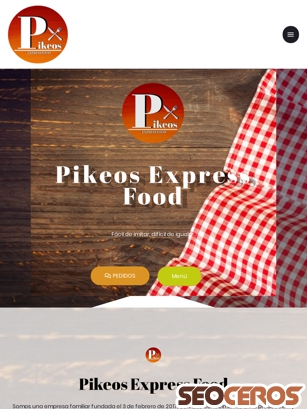 pikeosexpress.com tablet náhled obrázku