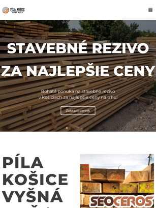 pilakosice.sk tablet preview