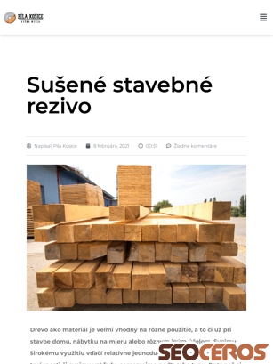 pilakosice.sk/susene-stavebne-rezivo tablet obraz podglądowy