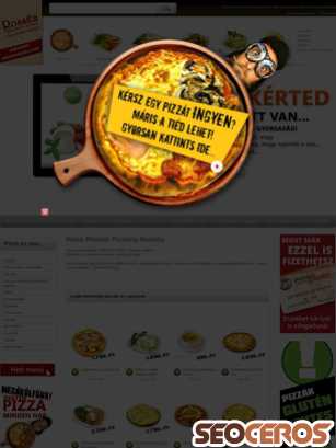 pizza-rendeles-miskolc.hu tablet förhandsvisning