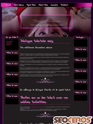 pleasure-tchat.com tablet előnézeti kép