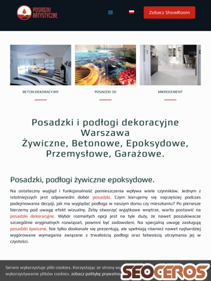 posadzkiartystyczne.pl tablet förhandsvisning