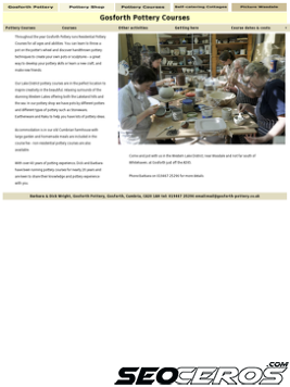 potterycourses.co.uk tablet previzualizare